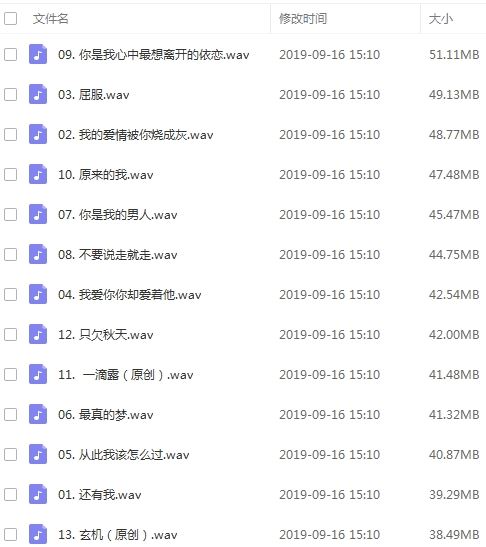 孙露专辑经典歌曲合集-发烧天碟17张专辑CD无损音乐打包[WAV]百度云网盘下载