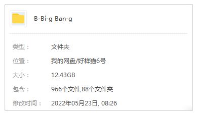 BIGBANG精选发烧歌曲合集-60张专辑+流行单曲打包[FLAC/MP3]百度云网盘下载