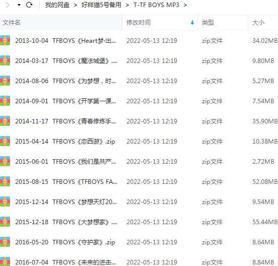 TFBOYS精选发烧歌曲合集-22张专辑-高音质音乐打包[MP3]百度云网盘下载