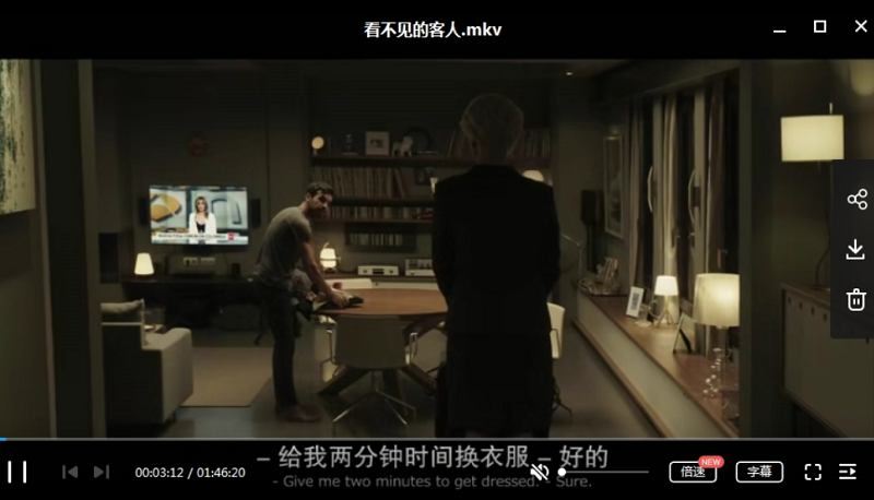 西班牙经典电影《看不见的客人》中西双语高清中文字幕[MKV]百度云网盘下载