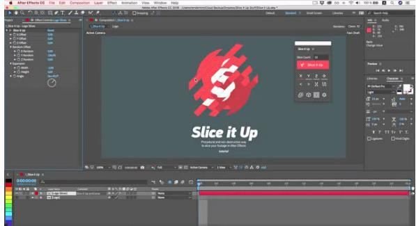 Slice it Up AE切片脚本-精选软件[RAR]百度云网盘下载