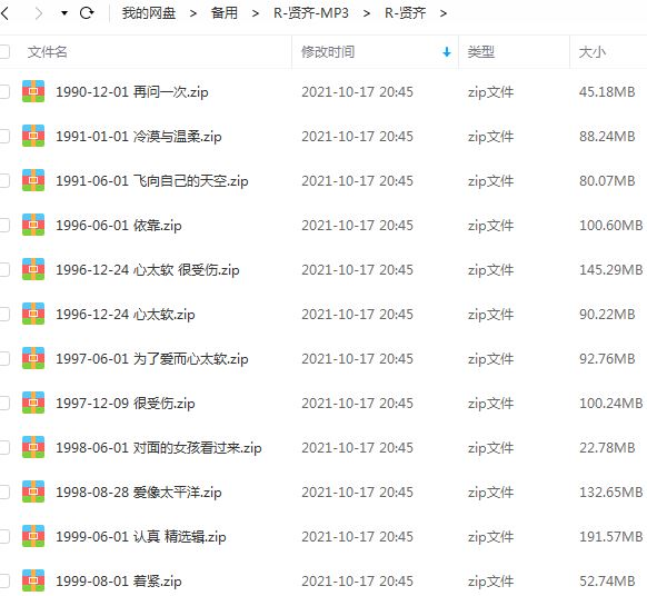 任贤齐专辑所有歌曲合集-45张专辑/单曲(1990-2019)无损音乐打包[MP3]百度云网盘下载