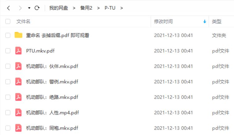 杜琪峰执导《PTU》机动部队系列6部电影高清合集[MKV/MP4]百度云网盘下载