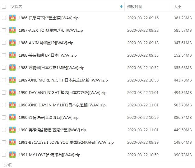 杜德伟精选歌曲合集-66张CD专辑无损音乐合集[WAV/28.53GB]百度云网盘下载