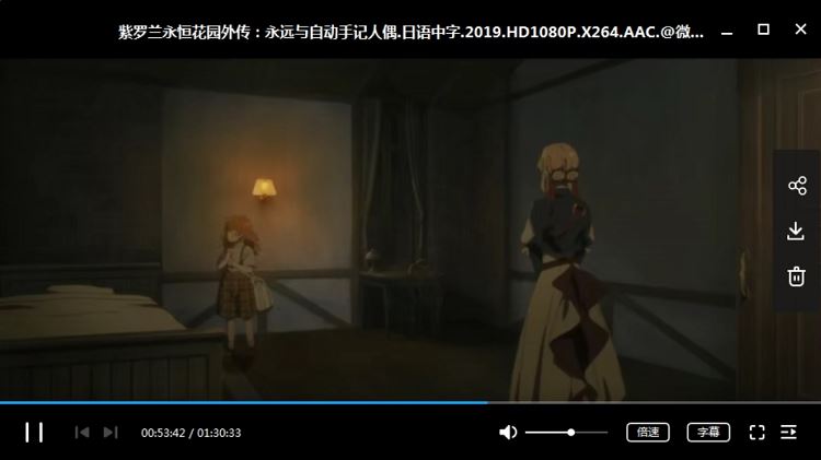 《紫罗兰永恒花园外传:永远与自动手记人偶》动画电影中文字幕[MP4]百度云网盘下载