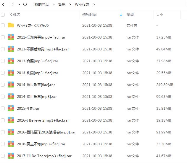 汪苏泷专辑所有歌曲合集+精选11张专辑(2010-2020)无损音乐打包[FLAC/MP3]百度云网盘下载