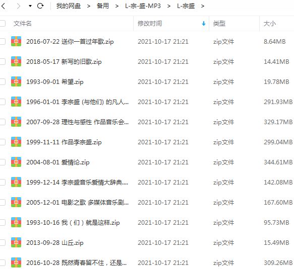 李宗盛专辑所有歌曲合集-单曲+18张专辑(1986-2018)超高音质打包[MP3]百度云网盘下载