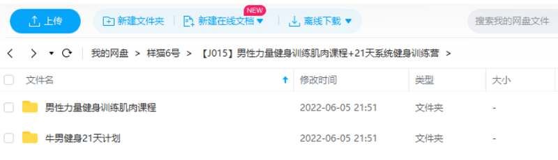 男性力量健身训练肌肉课程+牛男健身21天计划视频教程合集[MP4]百度云网盘下载