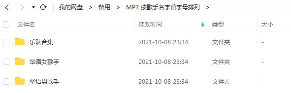 华语乐坛音乐合集-209位歌手/21个乐队7800歌曲高音质音乐打包[MP3]百度云网盘下载