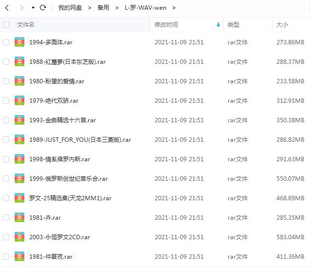 罗文所有CD歌曲合集-23张专辑CD(1977-2003)无损音乐合集打包[WAV整轨]百度网盘下载