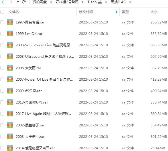 陶喆(1997-2017)所有发烧歌曲合集-21张专辑-全部无损音乐打包[FLAC/MP3]百度云网盘下载