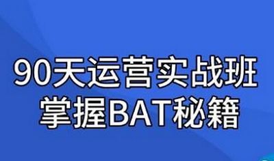 《运营实战班90天全掌握BAT秘籍》完结版课程视频合集[MP4]百度云网盘下载