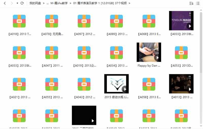 魔术表演和魔术教学共99个视频大合集[RMVB]百度云网盘下载