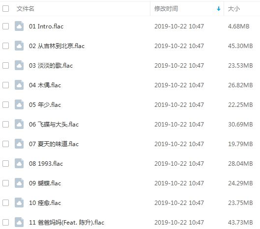 许飞专辑歌曲合集-9张专辑无损音乐合集打包[FLAC/MP3]百度云网盘下载