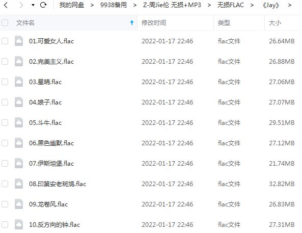 周杰伦专辑所有歌曲合集-经典32张专辑(2000-2021)无损音乐打包[FLAC+MP3]百度云网盘下载