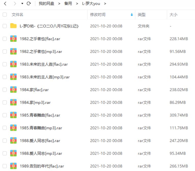 罗大佑音乐合集-19张专辑(1982-2021)无损音乐合集[FLAC/MP3]百度网盘下载