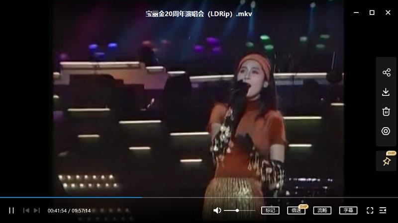 宝丽金20周年演唱会时长1小时57分钟高清视频[MKV]百度云网盘下载