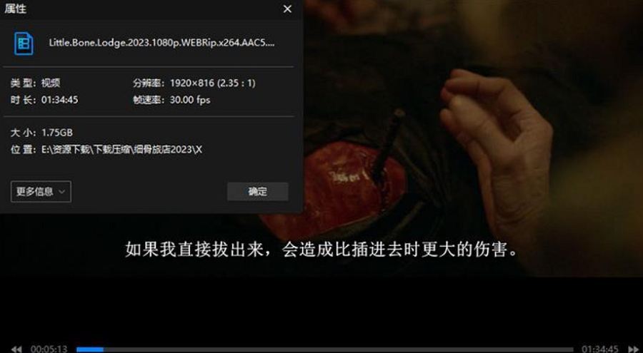 英国电影《细骨旅店》1080P画质英语中文字幕[MP4]百度云网盘下载