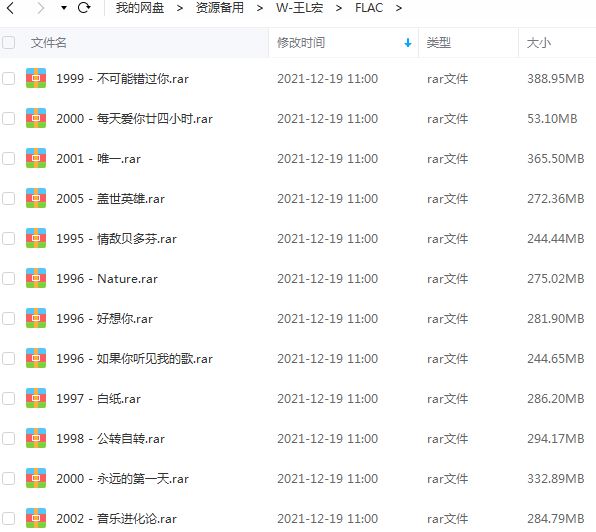 王力宏专辑所有歌曲合集-光耀精选20张专辑无损音乐打包[FLAC/MP3]百度云网盘下载