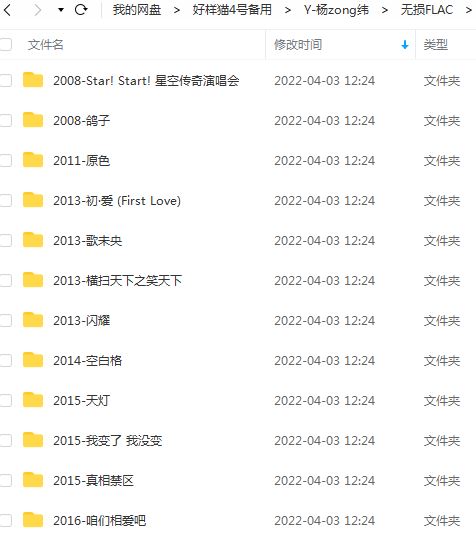 杨宗纬精选发烧歌曲合集-22张专辑(2008-2019)无损音乐打包[FLAC/MP3]百度云网盘下载