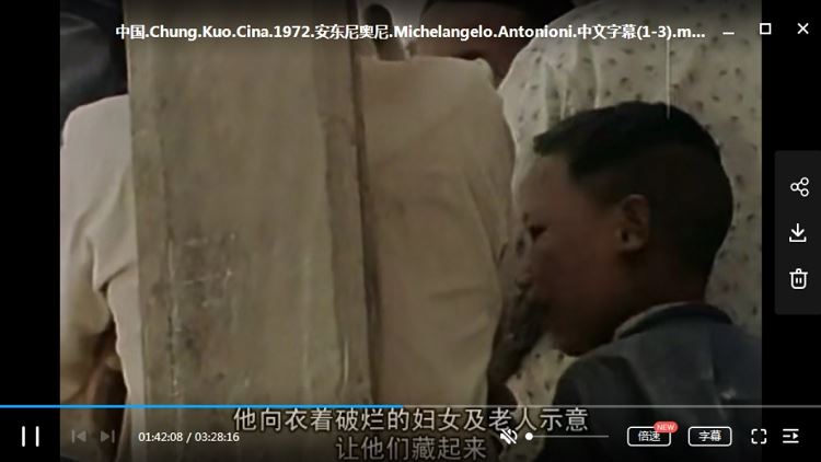 米开朗基罗·安东尼奥尼执导《中国》纪录片1-3集中文字幕高清合集[MKV/AVI]百度云网盘下载