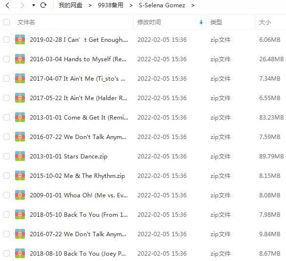 Selena Gomez专辑所有歌曲合集-58张专辑(2009-2019)无损音乐打包[MP3]百度云网盘下载