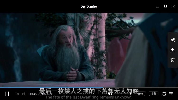 《霍比特人》系列1-3部加长版英语中文字幕超清合集[MKV]百度云网盘下载