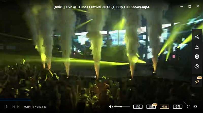 Avicii2013年演唱会《iTunes Festival》1小时33分钟视频[MP4]百度云网盘下载