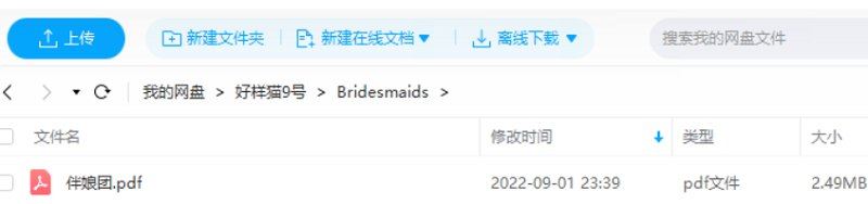 喜剧电影《伴娘(Bridesmaids)》剧本电子文档[PDF]百度云网盘下载