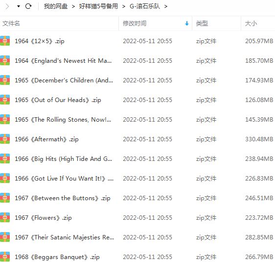 滚石乐队/The Rolling Stones摇滚歌曲合集-19张专辑+单曲打包[FLAC/整轨]百度云网盘下载