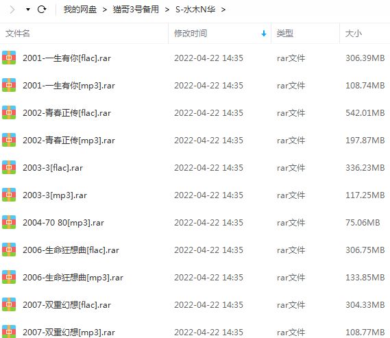 水木年华精选发烧歌曲合集-20张专辑+流行单曲打包[FLAC/MP3]百度云网盘下载