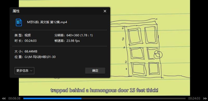 儿童动画《玛莎说话啦》全80集英语英文字幕合集[MP4]百度云下载