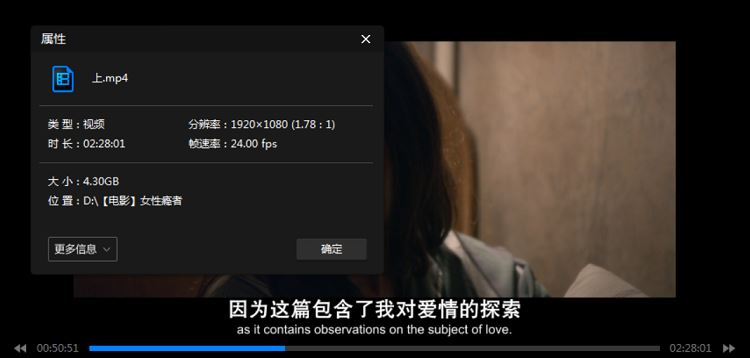 剧情片《女性瘾者》系列2部电影导演剪辑加长版英语中文字幕超清合集[MKV]百度云网盘下载